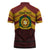 Personalised Tonga Vava'u High School Zipper Polo Shirt Polynesian Ngatu Tribal - Polynesian Pride