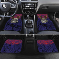 American Samoa Brave Eagle Personalized Car Mats National Flag Color