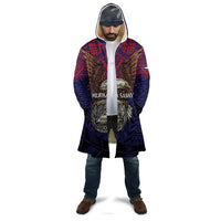 American Samoa Brave Eagle Personalized Cloak National Flag Color - Polynesian Pride