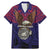 American Samoa Brave Eagle Personalized Family Matching Mermaid Dress and Hawaiian Shirt National Flag Color