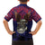 American Samoa Brave Eagle Personalized Family Matching Summer Maxi Dress and Hawaiian Shirt National Flag Color