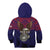 American Samoa Brave Eagle Personalized Kid Hoodie National Flag Color