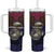 American Samoa Brave Eagle Personalized Tumbler With Handle National Flag Color