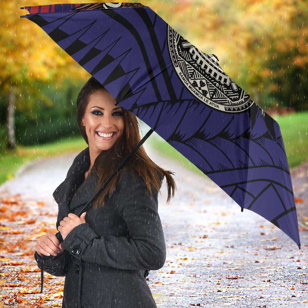 American Samoa Brave Eagle Personalized Umbrella National Flag Color - Polynesian Pride
