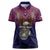 American Samoa Brave Eagle Personalized Women Polo Shirt National Flag Color