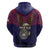 American Samoa Brave Eagle Personalized Zip Hoodie National Flag Color