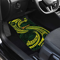 American Samoa Manua Cession Day Personalized Car Mats Polynesian Wave Style