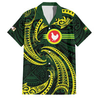 American Samoa Manua Cession Day Personalized Family Matching Off Shoulder Short Dress and Hawaiian Shirt Polynesian Wave Style