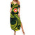 American Samoa Manua Cession Day Personalized Family Matching Summer Maxi Dress and Hawaiian Shirt Polynesian Wave Style