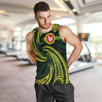 American Samoa Manua Cession Day Personalized Men Tank Top Polynesian Wave Style