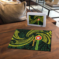 American Samoa Manua Cession Day Personalized Puzzle Polynesian Wave Style - Polynesian Pride