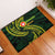 American Samoa Manua Cession Day Personalized Rubber Doormat Polynesian Wave Style