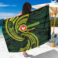 American Samoa Manua Cession Day Personalized Sarong Polynesian Wave Style