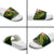 American Samoa Manua Cession Day Personalized Slide Sandals Polynesian Wave Style - Polynesian Pride