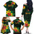 American Samoa Manu'atele Personalized Family Matching Off The Shoulder Long Sleeve Dress and Hawaiian Shirt Manua Island Hibiscus Flowers
