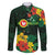 American Samoa Manu'atele Personalized Family Matching Off Shoulder Short Dress and Hawaiian Shirt Manua Island Hibiscus Flowers