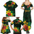 American Samoa Manu'atele Personalized Family Matching Summer Maxi Dress and Hawaiian Shirt Manua Island Hibiscus Flowers