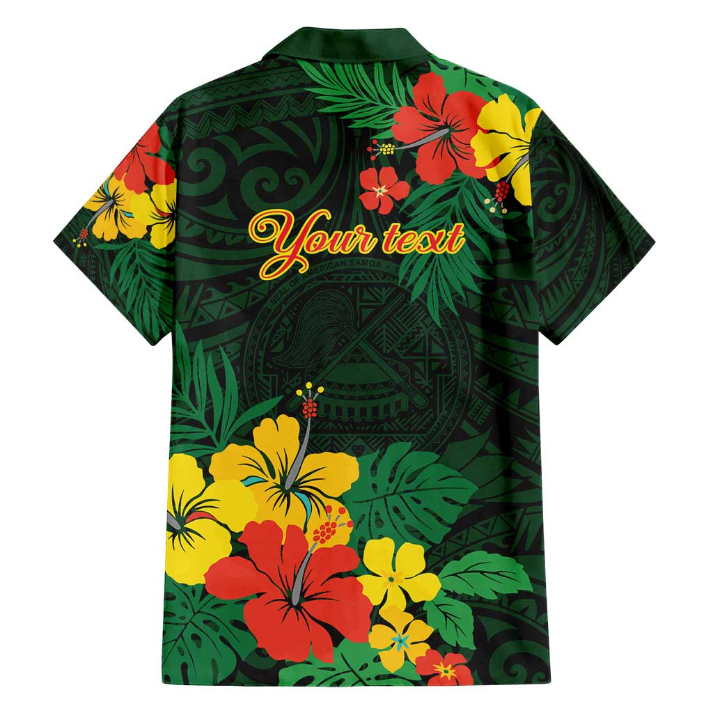 American Samoa Manu'atele Personalized Family Matching Summer Maxi Dress and Hawaiian Shirt Manua Island Hibiscus Flowers