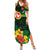 American Samoa Manu'atele Personalized Family Matching Summer Maxi Dress and Hawaiian Shirt Manua Island Hibiscus Flowers