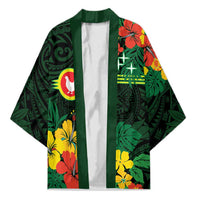 American Samoa Manu'atele Personalized Kimono Manua Island Hibiscus Flowers - Polynesian Pride