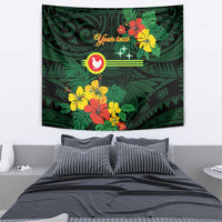 American Samoa Manu'atele Personalized Tapestry Manua Island Hibiscus Flowers