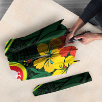 American Samoa Manu'atele Personalized Umbrella Manua Island Hibiscus Flowers - Polynesian Pride