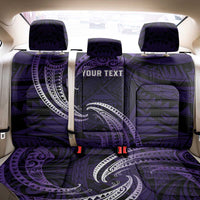 Manua Segaula American Samoa High School Personalized Back Car Seat Cover Polynesian Wave Style