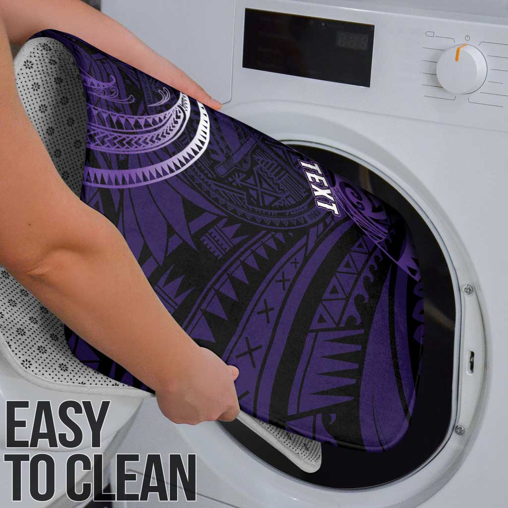 Manua Segaula American Samoa High School Personalized Bathroom Set Polynesian Wave Style - Polynesian Pride