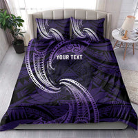 Manua Segaula American Samoa High School Personalized Bedding Set Polynesian Wave Style