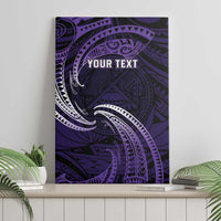 Manua Segaula American Samoa High School Personalized Canvas Wall Art Polynesian Wave Style