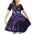 Manua Segaula American Samoa High School Personalized Family Matching Off Shoulder Short Dress and Hawaiian Shirt Polynesian Wave Style