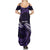 Manua Segaula American Samoa High School Personalized Family Matching Summer Maxi Dress and Hawaiian Shirt Polynesian Wave Style