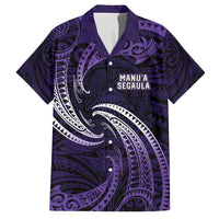 Manua Segaula American Samoa High School Personalized Family Matching Tank Maxi Dress and Hawaiian Shirt Polynesian Wave Style