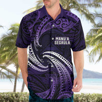 Manua Segaula American Samoa High School Personalized Hawaiian Shirt Polynesian Wave Style