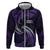 Manua Segaula American Samoa High School Personalized Hoodie Polynesian Wave Style