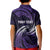 Manua Segaula American Samoa High School Personalized Kid Polo Shirt Polynesian Wave Style