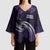 Manua Segaula American Samoa High School Personalized Kimono Sleeve Blouse Polynesian Wave Style - Polynesian Pride