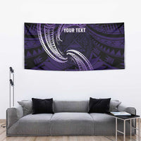 Manua Segaula American Samoa High School Personalized Tapestry Polynesian Wave Style