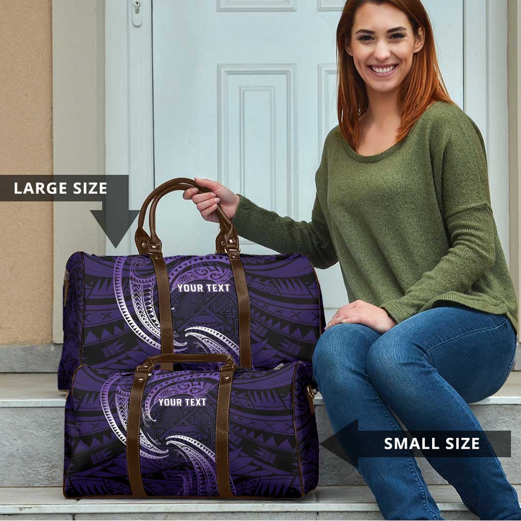 Manua Segaula American Samoa High School Personalized Travel Bag Polynesian Wave Style - Polynesian Pride