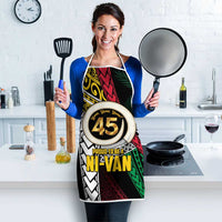 Ni-Van Vanuatu 45th Yumi Yumi Yumi Apron Vanuatuan Boar Tusk Polynesian Pattern - Polynesian Pride