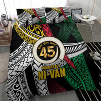 Ni-Van Vanuatu 45th Yumi Yumi Yumi Bedding Set Vanuatuan Boar Tusk Polynesian Pattern