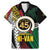 Ni-Van Vanuatu 45th Yumi Yumi Yumi Family Matching Mermaid Dress and Hawaiian Shirt Vanuatuan Boar Tusk Polynesian Pattern