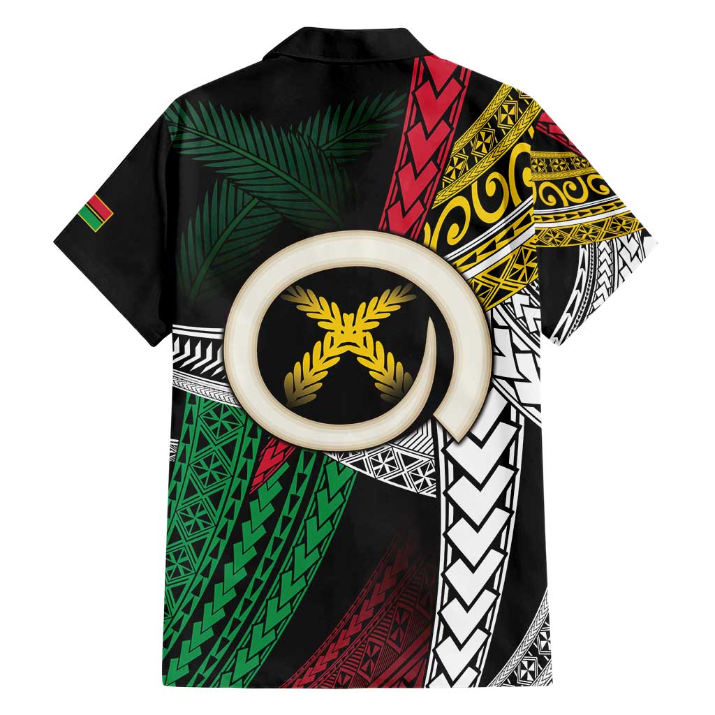 Ni-Van Vanuatu 45th Yumi Yumi Yumi Family Matching Short Sleeve Bodycon Dress and Hawaiian Shirt Vanuatuan Boar Tusk Polynesian Pattern