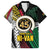Ni-Van Vanuatu 45th Yumi Yumi Yumi Family Matching Summer Maxi Dress and Hawaiian Shirt Vanuatuan Boar Tusk Polynesian Pattern