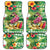 Hawaiian Flamingo Hibiscus Personalised Car Mats Green Summer Tropical Flowers - Polynesian Pride