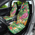 Hawaiian Flamingo Hibiscus Personalised Car Seat Cover Green Summer Tropical Flowers - Polynesian Pride