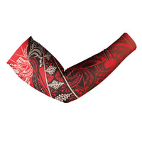 Vintage Ngatu Tribal Tonga Pattern Arm Sleeves - Polynesian Pride