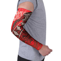 Vintage Ngatu Tribal Tonga Pattern Arm Sleeves - Polynesian Pride