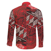 Vintage Ngatu Tribal Tonga Pattern Family Matching Puletasi and Hawaiian Shirt - Polynesian Pride