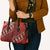 Vintage Ngatu Tribal Tonga Pattern Leather Bag - Polynesian Pride